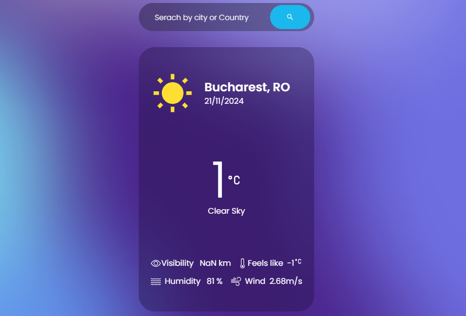 Weather Application